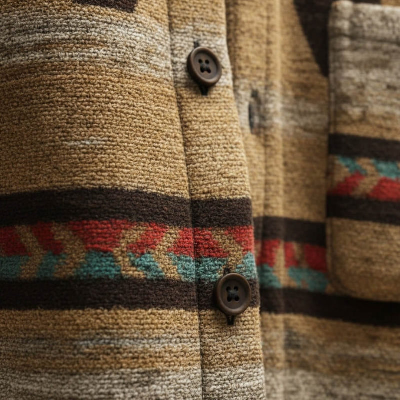 Adrian™- Mønstret Ulljakke