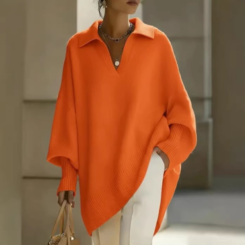 Clarisse™ – V-hals Strikket Genser