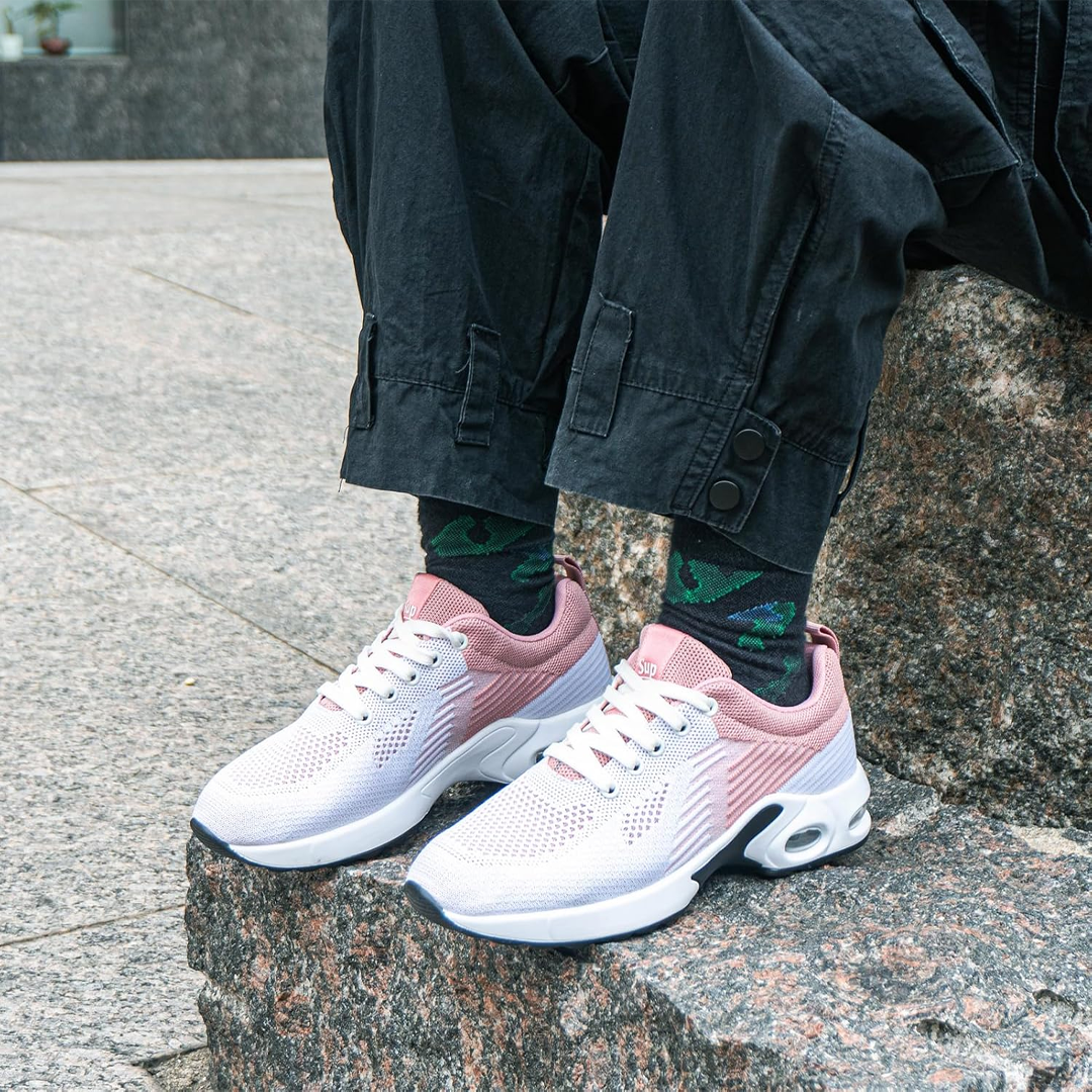 Colette™- ortopediske sko hvit rosa