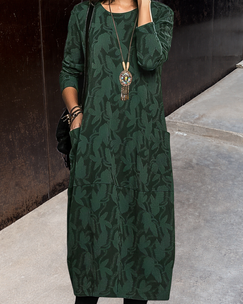 Casandra™- Kjole med Rund Hals