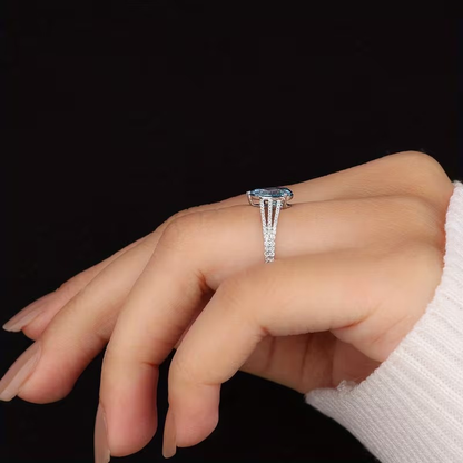 Blå Dråpeformet Ring | Sammen mot diabetes