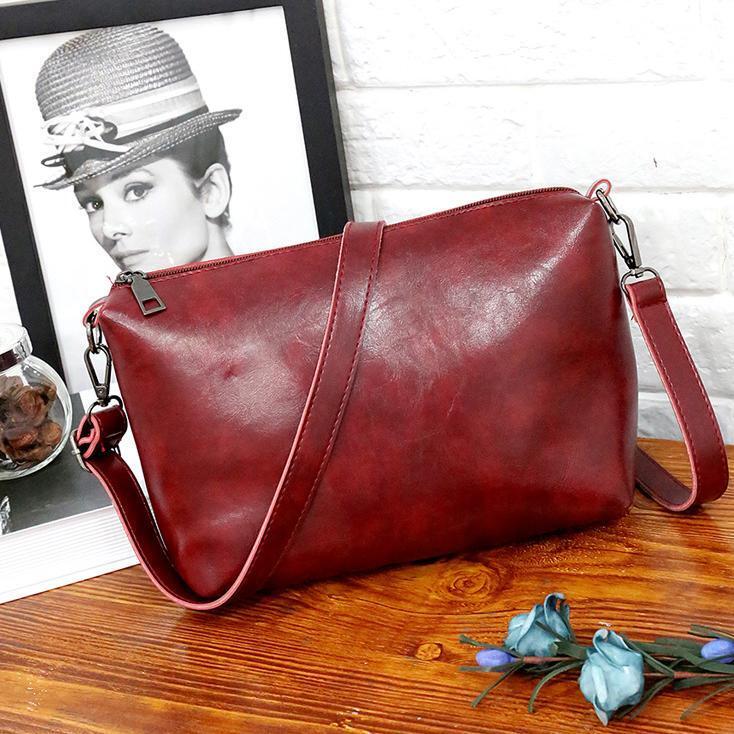 Riley™-Vintage mykt 4-delt skinnveskesett