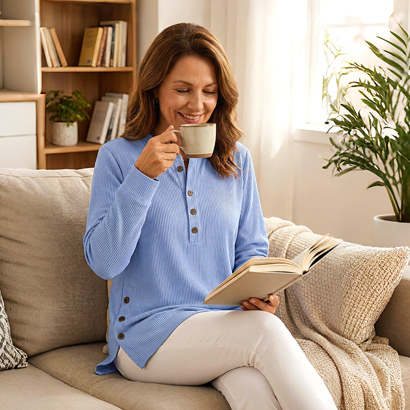 Arelia™ –Løs strikket topp