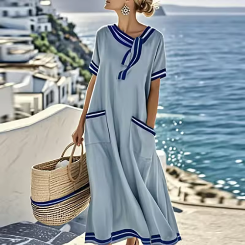 Emily™- Avslappet Løs Kjole