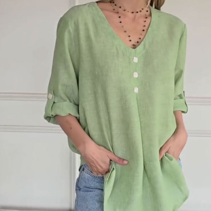 Elodia™ – Bluse med knapper