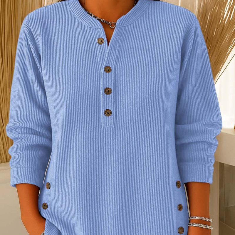 Zuri™- Løs Ribbet Topp