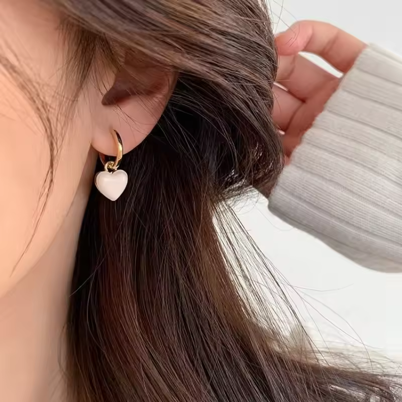 Øredobber med hjertelig kjærlighet | Sammen mot brystkreft