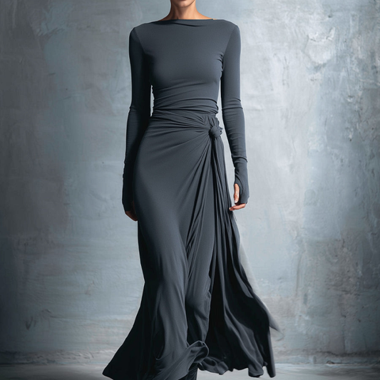 Bella™- Drapert Maxikjole