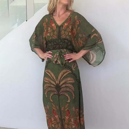 Deborah™ – Mønstret Maxi Kjole