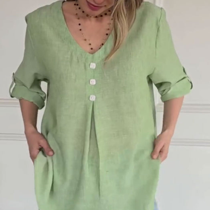 Elodia™ – Bluse med knapper