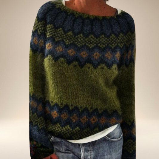 Corvina™ – Retro Strikkegenser