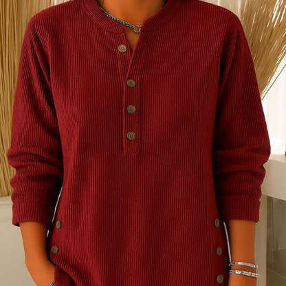 Zuri™- Løs Ribbet Topp