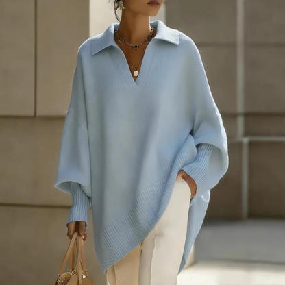 Clarisse™ – V-hals Strikket Genser