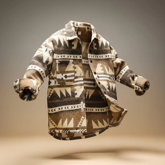 Adrian™- Mønstret Ulljakke