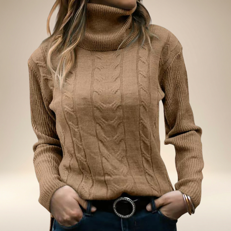Amelina™ – Strikket turtleneck-genser