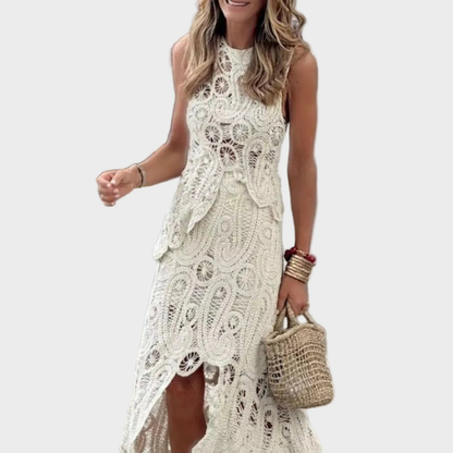 Carina™- Elegant Blondemaxikjole