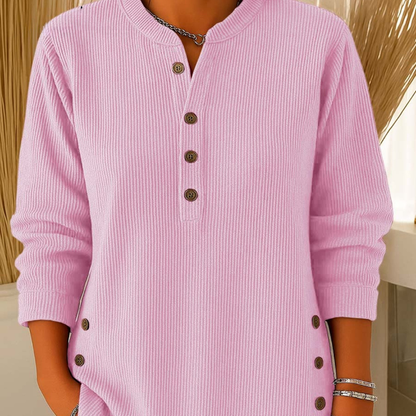 Zuri™- Løs Ribbet Topp