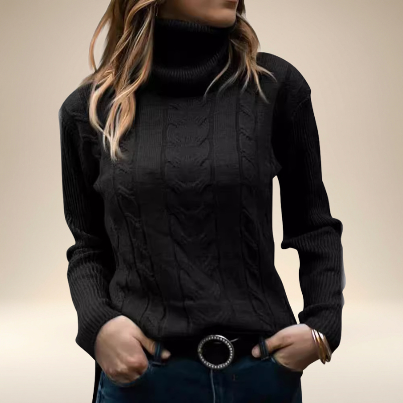 Amelina™ – Strikket turtleneck-genser