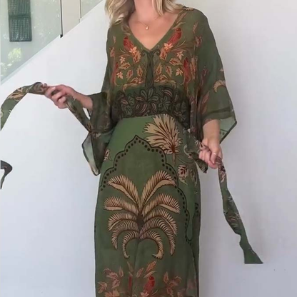 Deborah™ – Mønstret Maxi Kjole