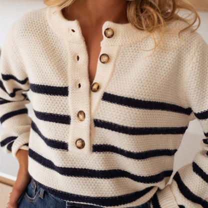 Adelle™- Stripete Strikkegenser