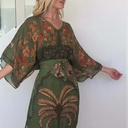 Deborah™ – Mønstret Maxi Kjole