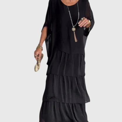 Agatha™- Elegant Lagdelt Maxikjole