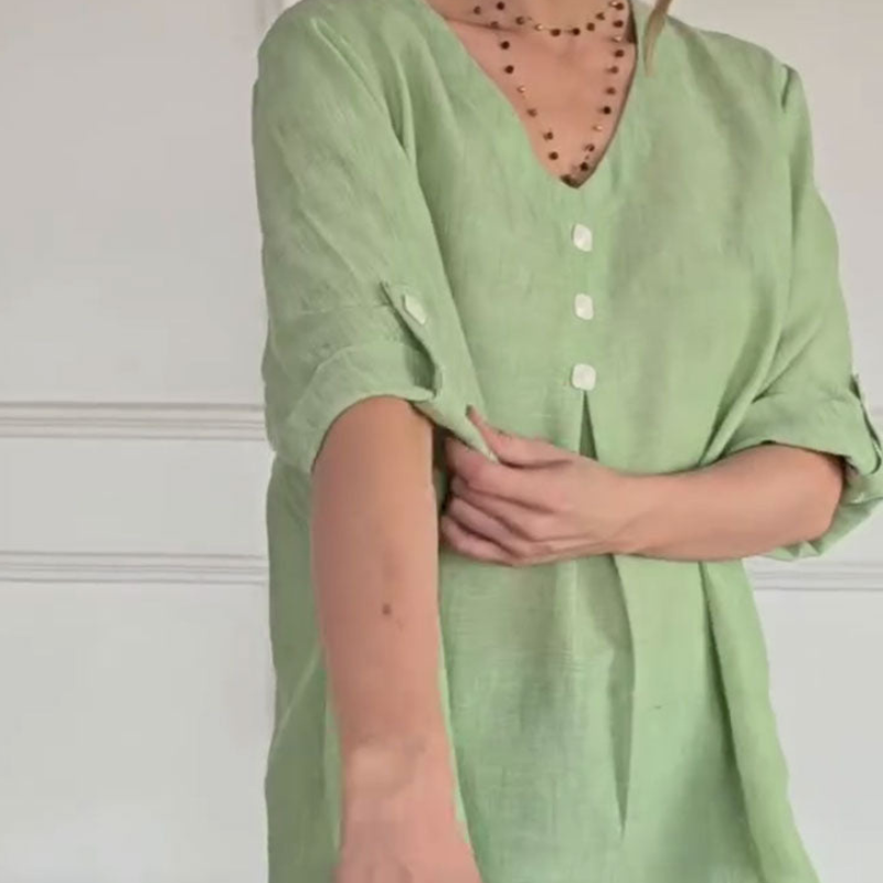 Elodia™ – Bluse med knapper