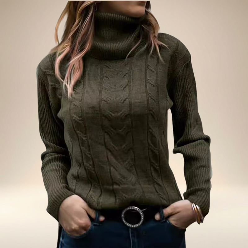 Amelina™ – Strikket turtleneck-genser