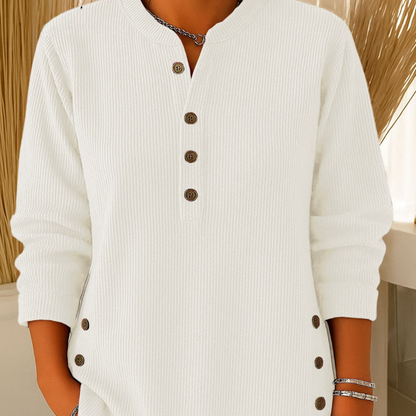 Zuri™- Løs Ribbet Topp