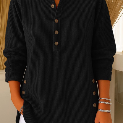 Zuri™- Løs Ribbet Topp