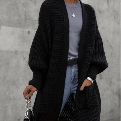 Cassandra™- Lang Strikket Cardigan