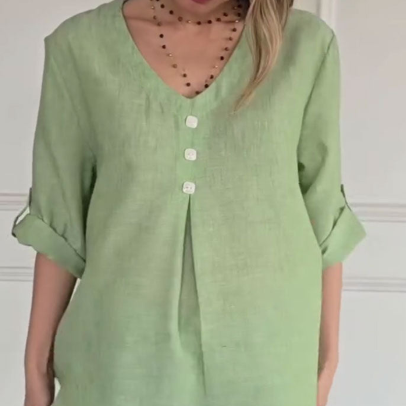 Elodia™ – Bluse med knapper