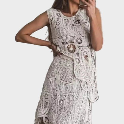 Carina™- Elegant Blondemaxikjole