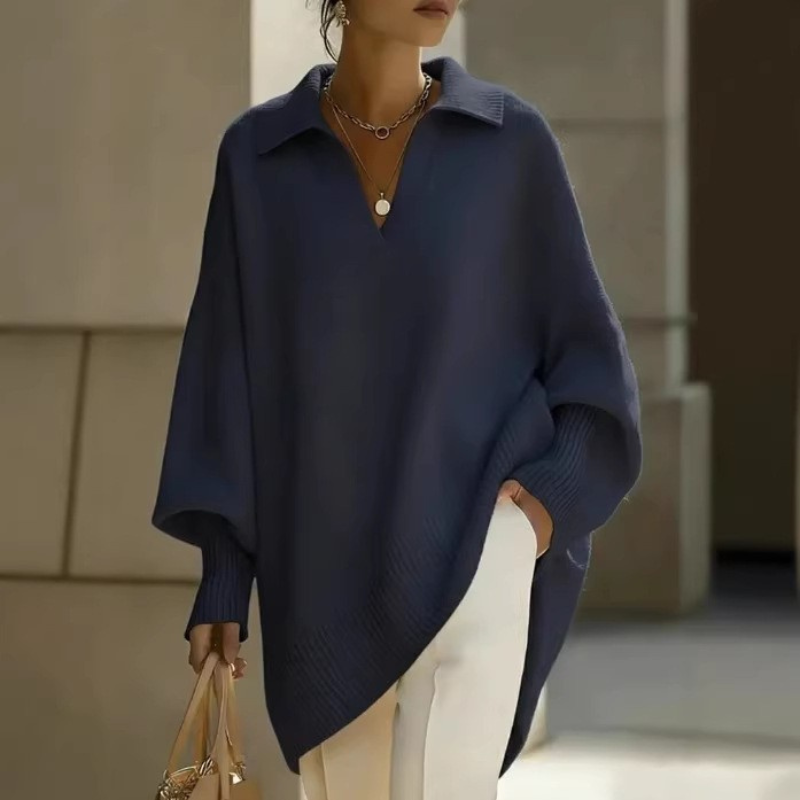 Clarisse™ – V-hals Strikket Genser