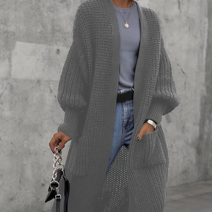 Cassandra™- Lang Strikket Cardigan