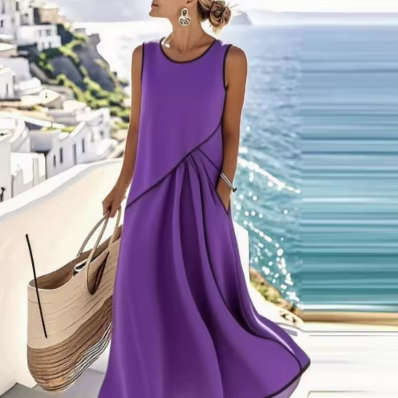 Delilah™- Kjole med V-hals