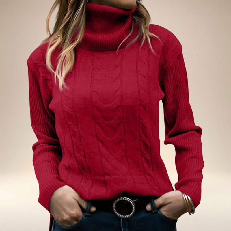 Amelina™ – Strikket turtleneck-genser