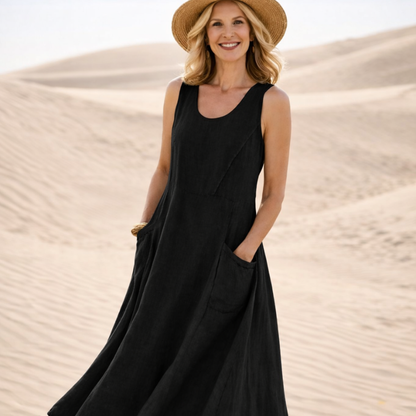 Alicia™ – Ermeløs Maxi Kjole