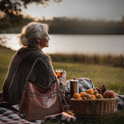 Elizabeth™- Utsøkt Luksuriøs Lær Håndveske