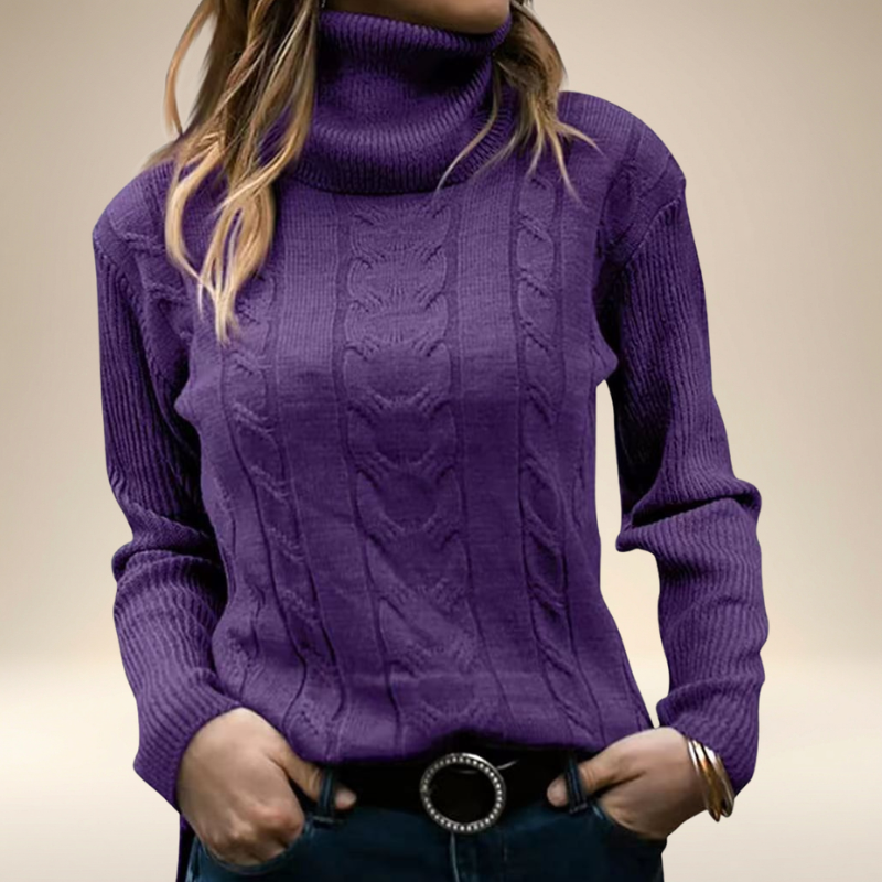 Amelina™ – Strikket turtleneck-genser