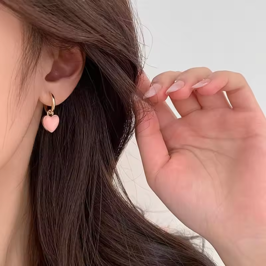 Øredobber med hjertelig kjærlighet | Sammen mot brystkreft