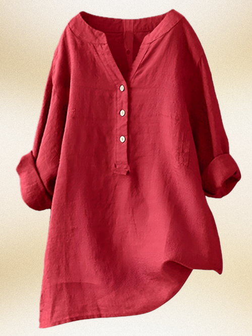 Elowen™ – Løs linbluse