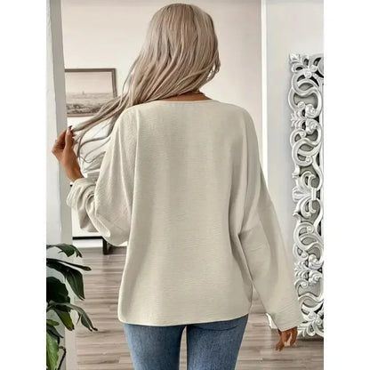 Adeline™ – Bluse med knappedetaljer