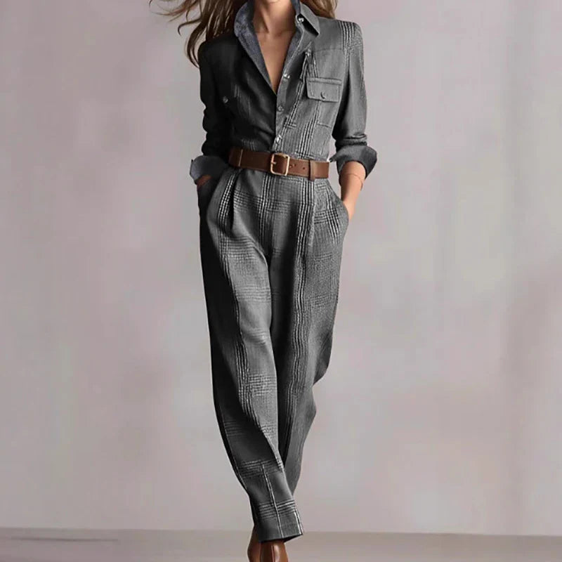 Ellese™ – Plaid Jumpsuit