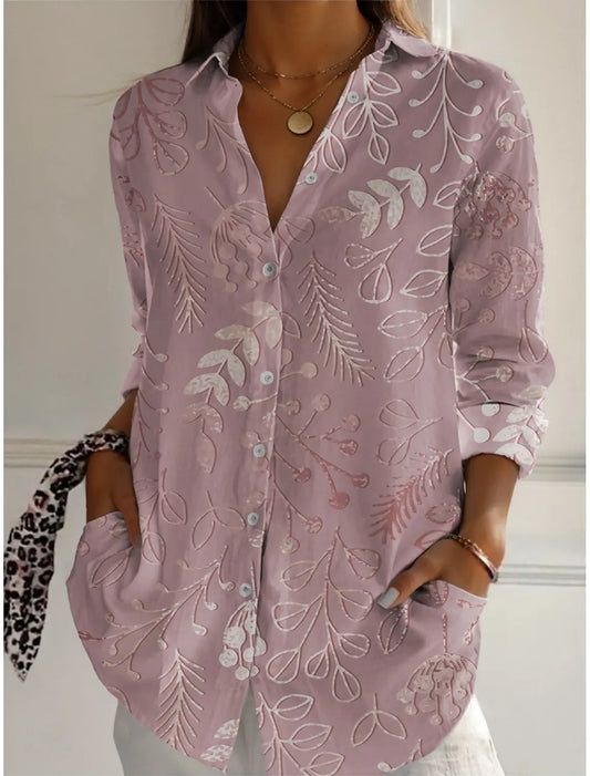 Vivienne™ – Mønstret bluse