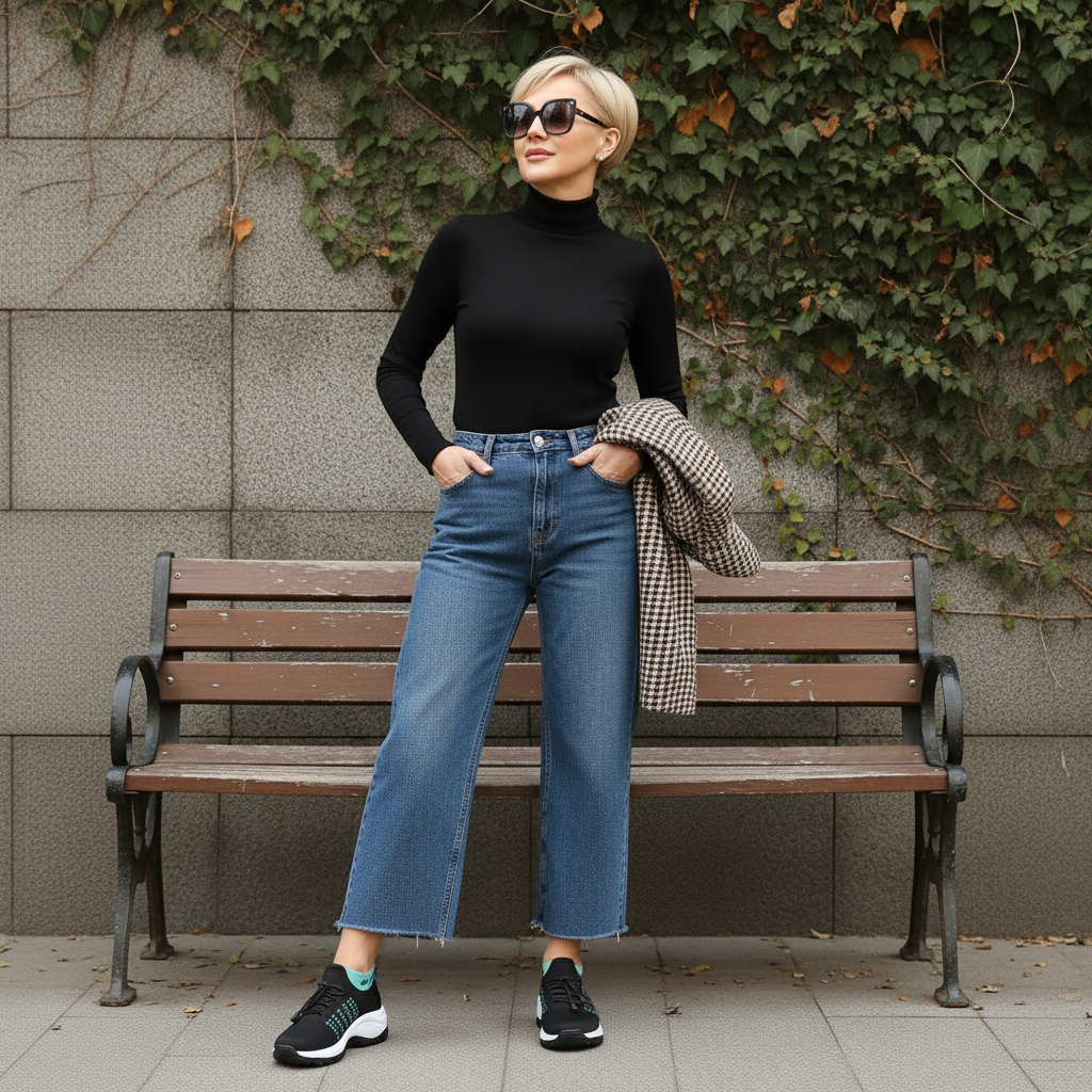 Annette™ - Ortopediske stoffsko grønn svart